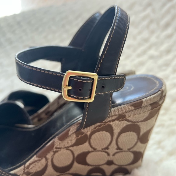 Coach Wedge Sandals - Picture 4 of 10